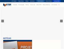 Tablet Screenshot of etep.edu.br