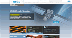 Desktop Screenshot of etep.com